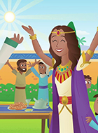 الملكة الجميلة والشجاعة